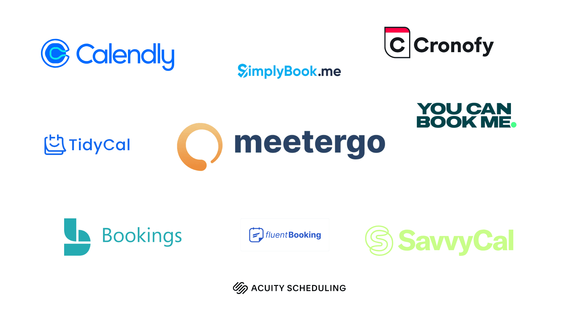 Cal.com Alternativen Provider Logos