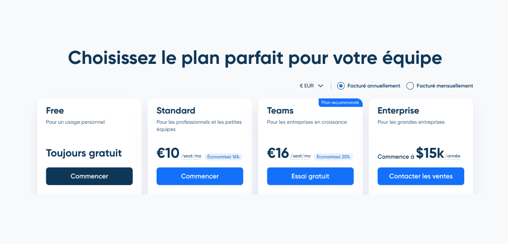 calendly tarifs