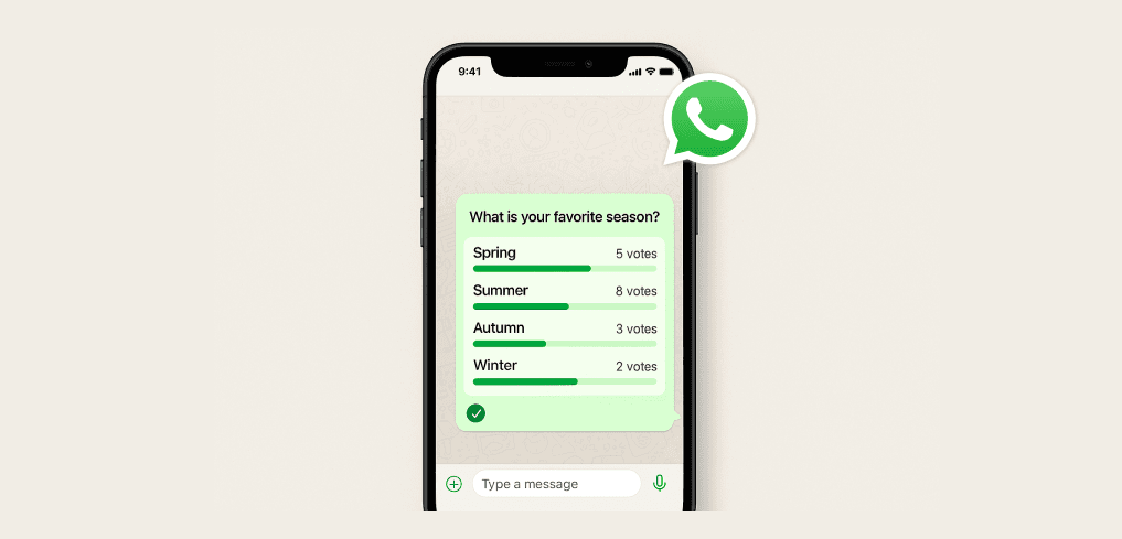 sondage whatsapp